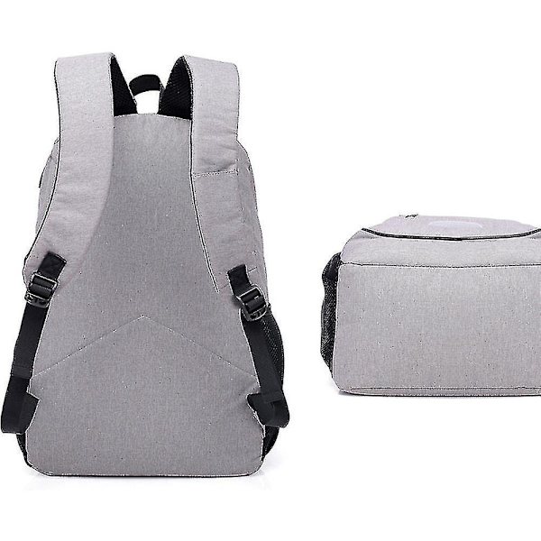 Student School Bag Usb Charging Travel Bag Computer Backpackblack