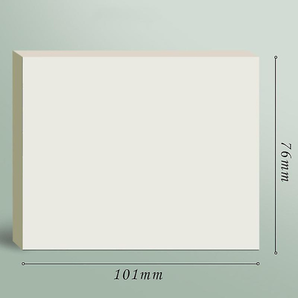 Pet Transparent Self Sticky Notes Creatives Tearable Self-stick Pad Notes Three L