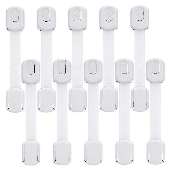 10 Pieces Of Baby Child Safety Drawer Refrigerator Cabinet Lock