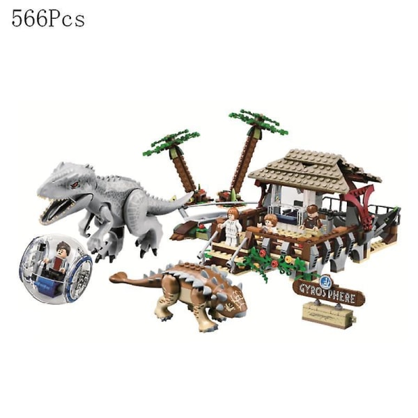 Ideas Jurassic World Dinosaur 10927 10924 10920 Building Blocks Tyrannosaurus Bricks Vehicle Toys For Children Christmas Gifts11580no Original Box