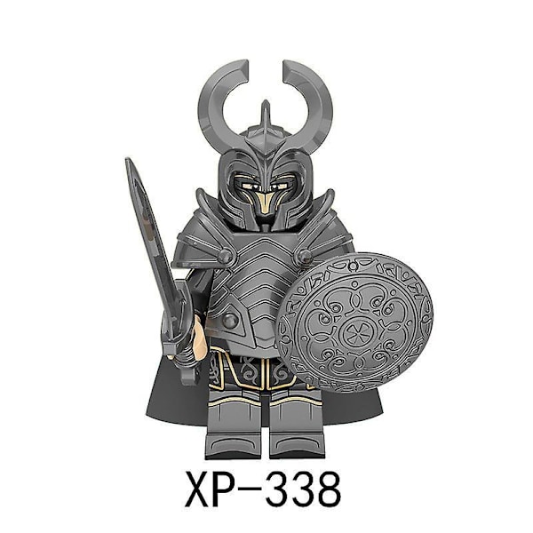 Asgard Warrior Building Blocks Guard Army Children Assembled Building Block Toys 8pcs