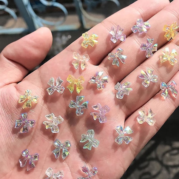 Mini 3d Bear Butterfly Crystal Cartoon Rhinestone Diy Nail Art Jewelry, Jewelry Making