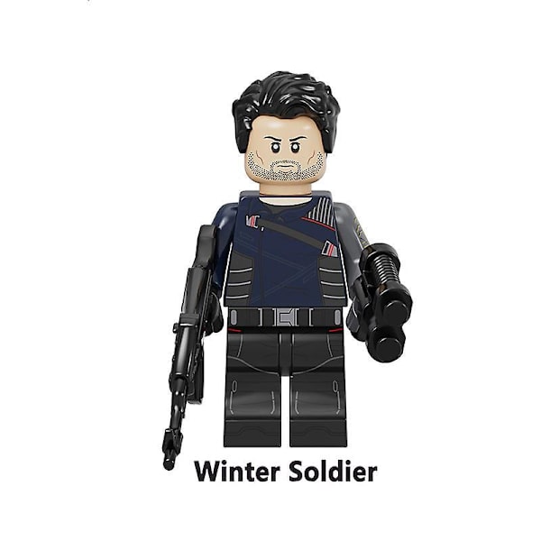 6 stk. X-men Byggekloss Minifigur Leker for Barn