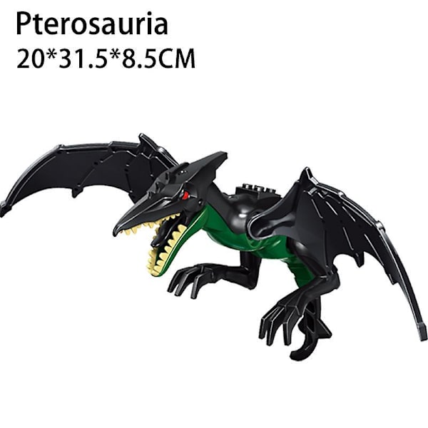 Jurassic World Dinosaur Toys Pterosaurs Velociraptor Building Blocks Set Bricks Constructor Moc Dragon Kids Compatible Toys