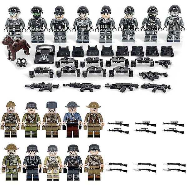 Military Building Blocks Dolls Us Air Force Small Particle Assembly Toy 8pcs M8020