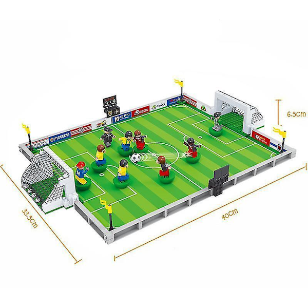 Football Field Building Blocks World Cup Parent-child Interaction Small Particle Assembly Toys