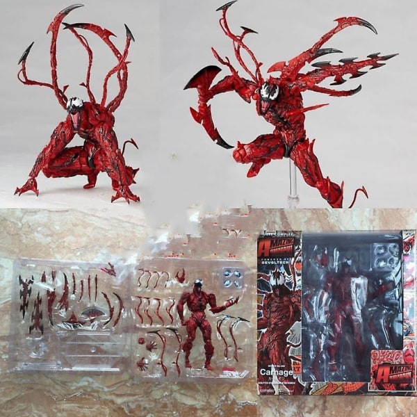 Action Figure Carnage The Amazing Spider-man-yamaguchi Massacre Antihero (venom) With Box