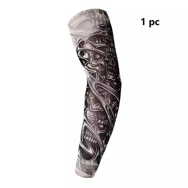 1/2pcs Arm Sleeves Uv Protection Outdoor Golf Sports Hiking Riding Arm Tattoo Sleeve Full Arm Warmer Riding Equipment 1