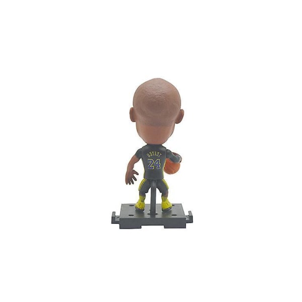 7cm Height Cartoon Style Nba Super Star Action Figures, Doll Toy Assembly, Optional Choice, Diy KOBE 24 Purple