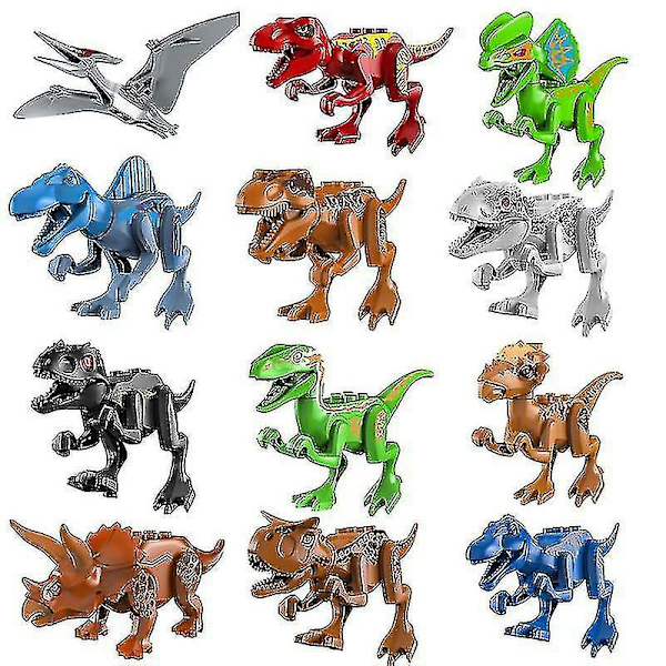 8pcs Jurassic World Dinosaur Building Blocks