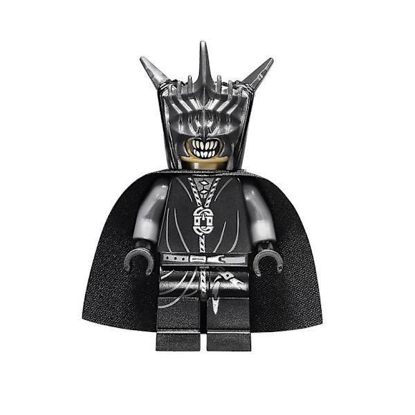 8pcs Hobbit Series Lord Of The Ring Spirit King Strong Orc Assembling Building Block Mini Toy
