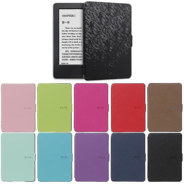 Ultra Slim Protective Shell Case Cover Compatible With 6" Amazon Kindle Paperwhite 1/2/3 Red