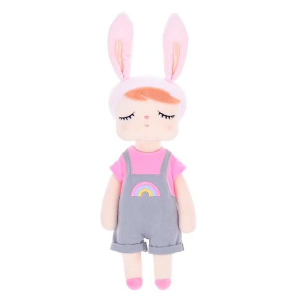 13" Sleeping Bunny Rabbit Girl Baby Stuffed Plush Dolls Toys For Kids Grey