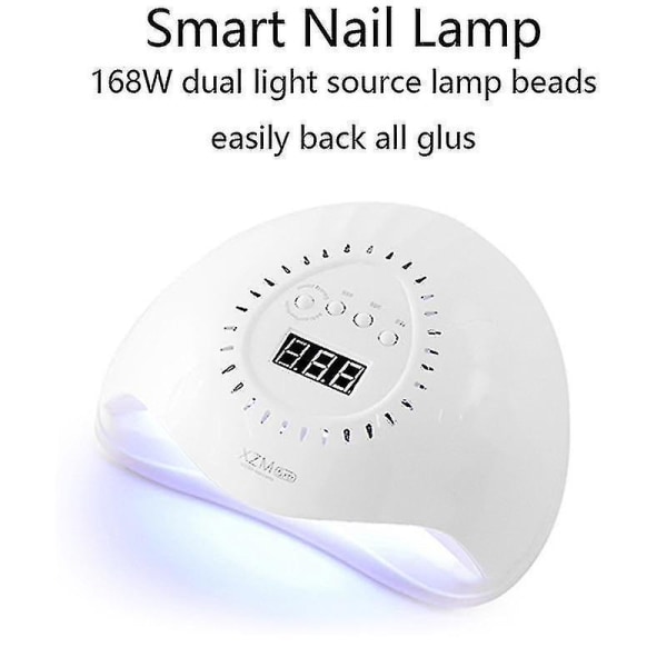 Yyh-168w Uv Led Lamp Nail 42 Pcs Leds Gel Nail Dryer