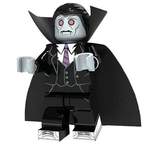 Yh 8 stk. Halloween Græskar Mand Heks Klovn Vampyr Børn Samlet Byggeklods Minifigur Legetøj