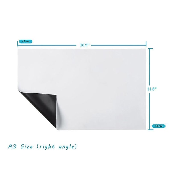 A3 A4 Magnetic Whiteboard Reminder Fridge Family Message Board Office Memo A3