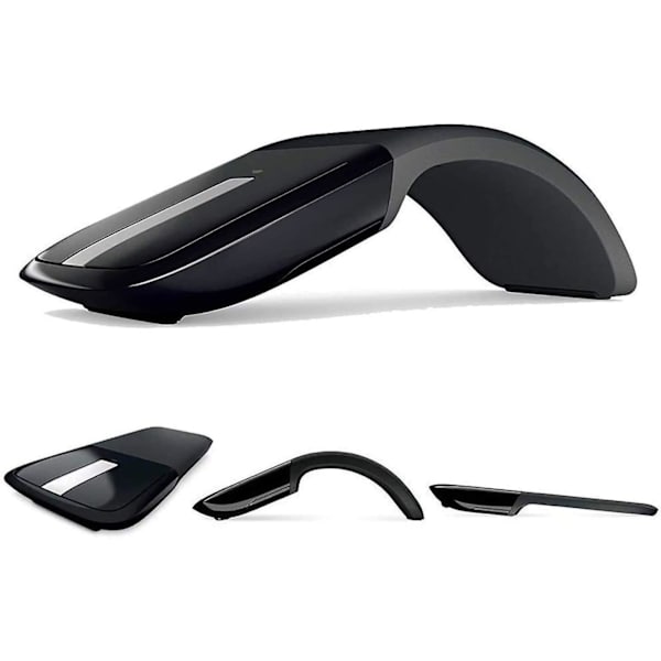Mouse,arc Mouse,folding Mouse,  Wireless Mouse With Nano Receiver, Lower Noise, Portable Mobile Optical Mouse Arc Suitable For Notebook, Computer, Lap