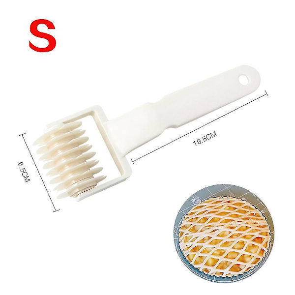 baking Mold Pastry Lattice Roller Plastic Cutter Bakery Tool S