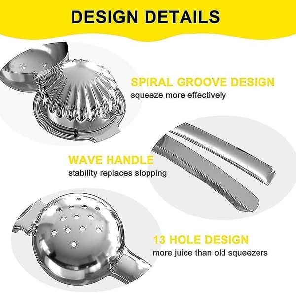 Lemon Squeezer Large Bowl   Lemon Squeezer With Cleaning Brush