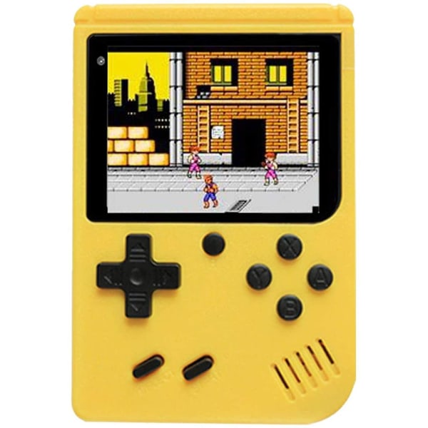 Handheld Game Console With 500 Classic Fc Games Console 3.0-inch Colour Screen -yellow