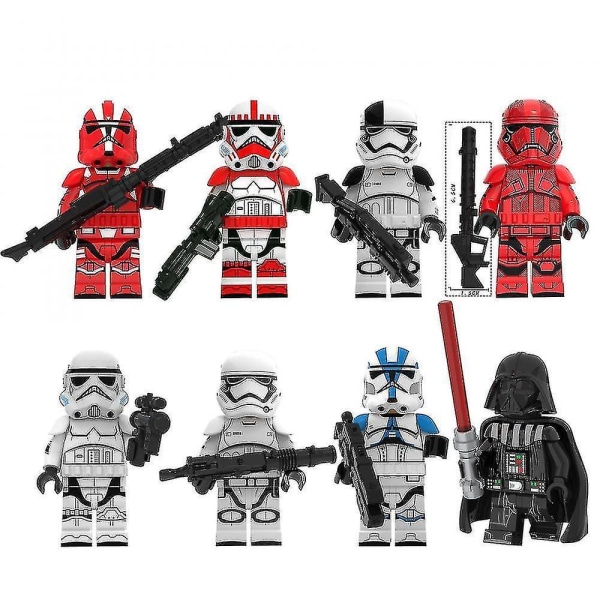 8pc Naruto Building Block Minifigure Toys