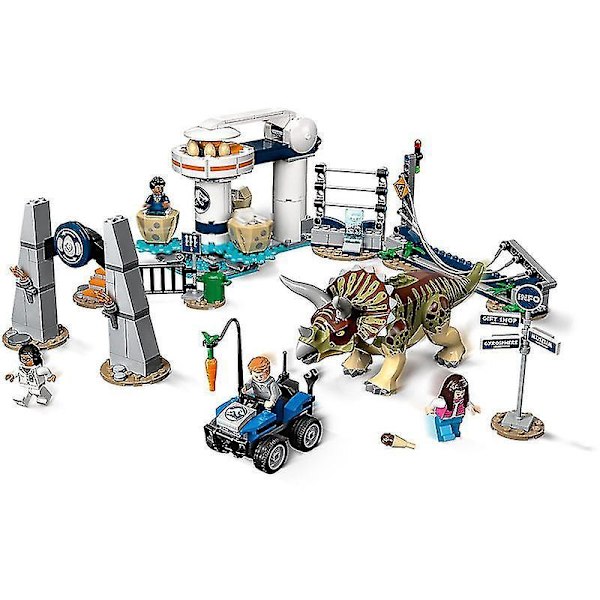 Ideas Jurassic World Dinosaur 10927 10924 10920 Byggeklodser Tyrannosaurus Klodser Køretøj Legetøj Til Børn Julegaver11336 Ingen Original Æske