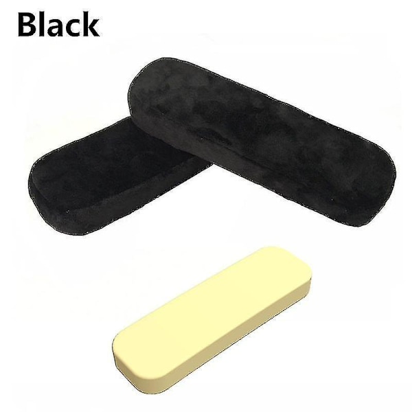 2pcs Durable Support Chair Armrest Pillow Elbow Pad Is Soft And Suitable For Office black
