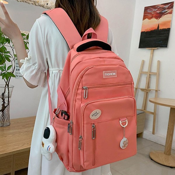 Laptop Backpack for Women,RFID Anti Theft Work Backpack Durable Backpack Doctor Teacher College School Travel Shoulder Purse Bag orange