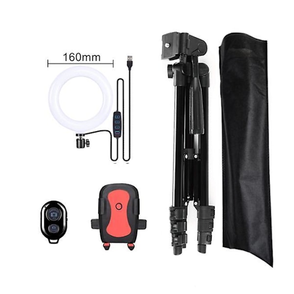 Ring Lamp Led Ring Light Selfie With Tripod Ring For Selfie Phone Video Photography Lighting A