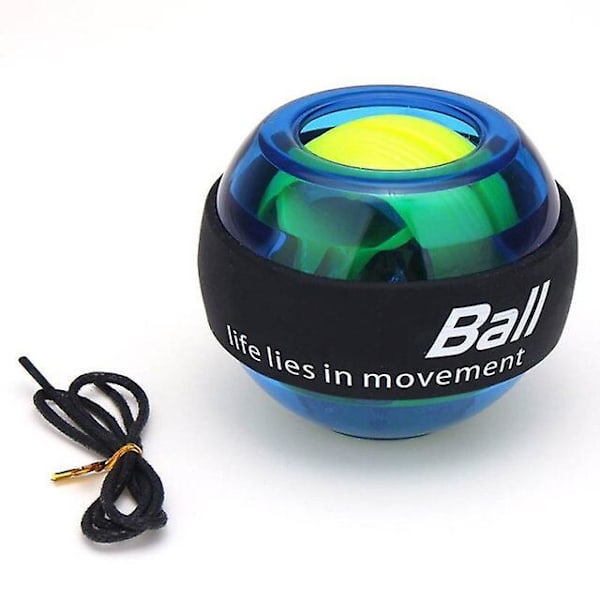 Gyroskooppi Powerball Led Gyro Power Ranneke Pallo Käsivarsiharjoittelu Voimaharjoittelu Energyball Kotikuntosali Urheilu Fitness-välineet Blue