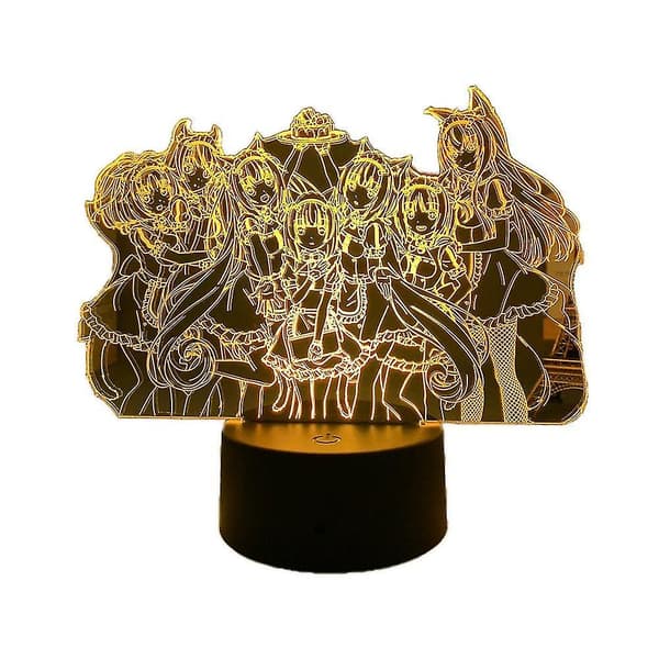 Anime Kamisama Tomoe 3D Lampe
