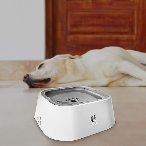 Pet Water Bowl, Portable Overflow Proof Bowl For Dogs, 1.5l Vehicle Ca