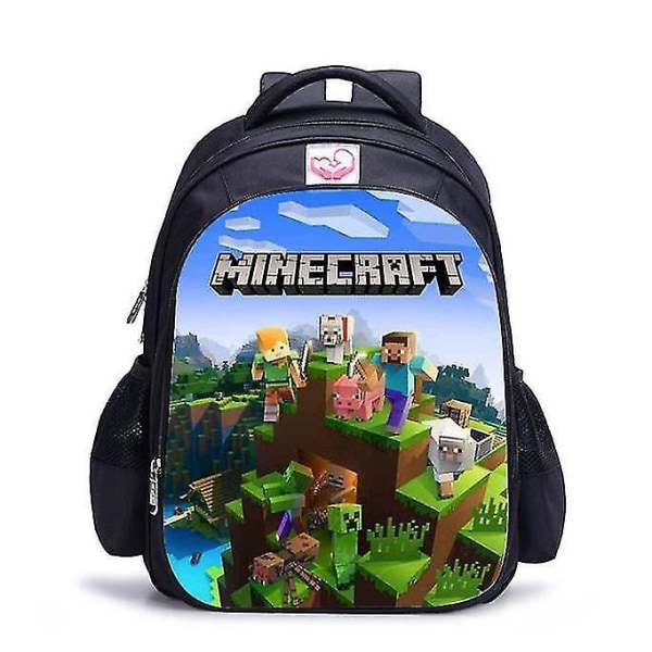 Minecraft Children's School Backpacks Cartoon School Bags 16 Inch
