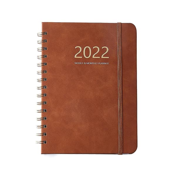 2022 Elastic Band Weekly Planning Schedule Notebook Notepad