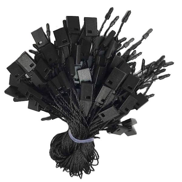 100pcs Nylon String Hang Tag Fasteners Black 1000pcs