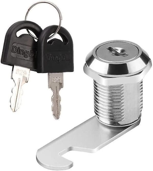 25mm Cam Lock Key Cabinet Lock Cupboard Locks for Drawer Kitchen Cupboard with 2 Keys