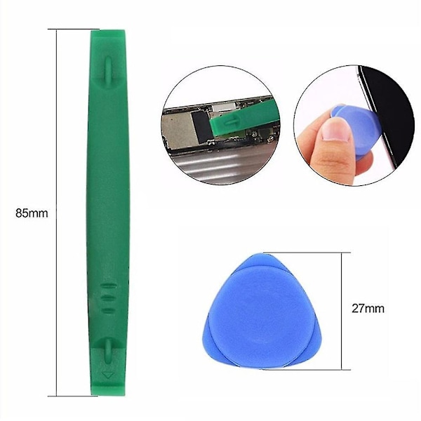 1 Sett 3.8 4.5 2mm Skrutrekker Bit Skrutrekker Gamebit Med Håndtak Set A