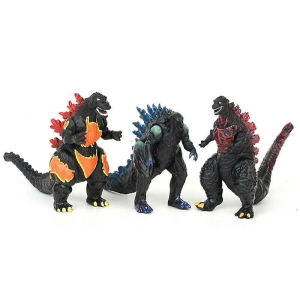 Godzilla 2 King of the Monster Shin Kaiju Gigan Ghidorah 10pc Toy Figures Sets B