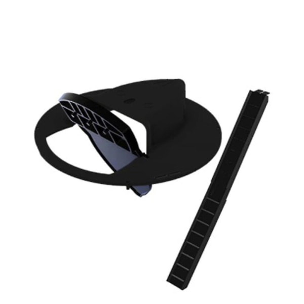 Reusable Smart Mouse Rat Trap Plastic Flip Slide Bucket Lid Humane Or Lethal Trap Door Style Multi Catch Black