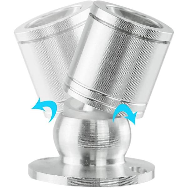 Mini LED Downlight 1w Mini Indbygget Loft Indbygget Spotlight Med Driver 100-265v Ac Til Hjem/smykkeskab/stue, 10 stk (sølv, koldt lys) silver warm light