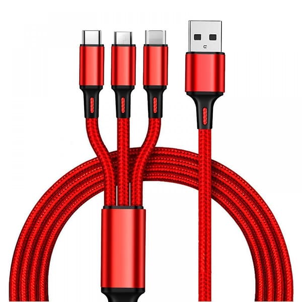 Usb 3 in 1 -pikalatauskaapeli