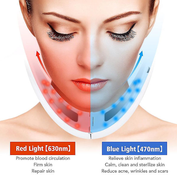 V-face Beauty Meter Shaping Massager Lifting Reduce Double Chin Slimming Pink