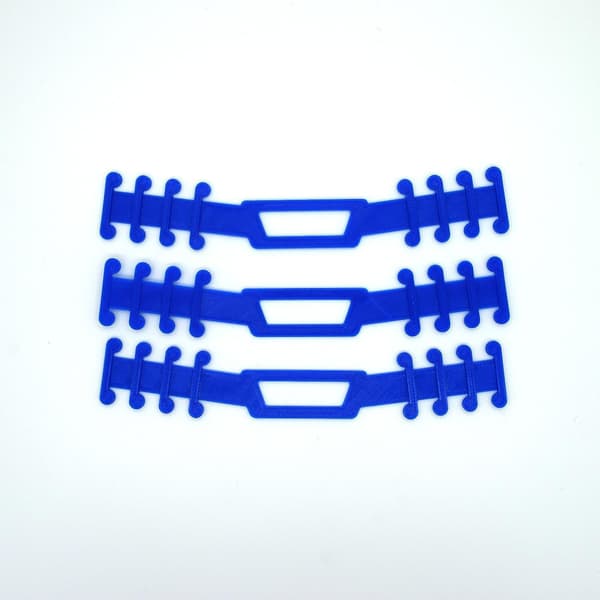 5x Korvasuoja niskaklipsi maskille Blue
