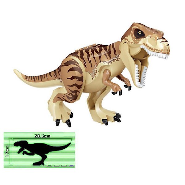 2022 Moc Stor Jurassic Dinosaur World Spinosaurus Ankylosaurus Dino Byggeklods Model Diy Klodser Pædagogisk Legetøj Gaver L19