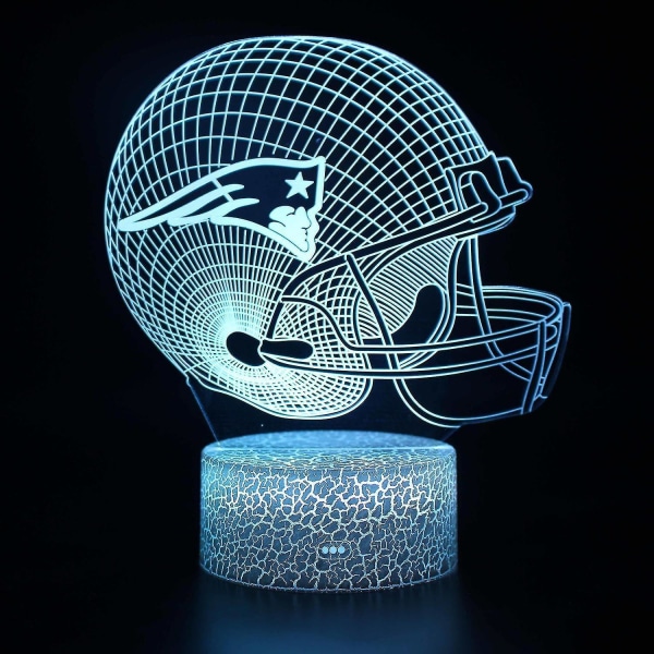 3D Lamps with Remote Control, LED Lamp 16 Color Light Dimmable Touch Switch USB / Battery Insert