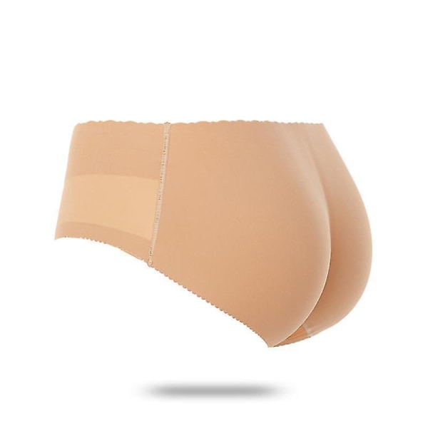 Women Padded Push Up Panties Butt Lifter Shaper Fake Ass Low-waist 138beige L