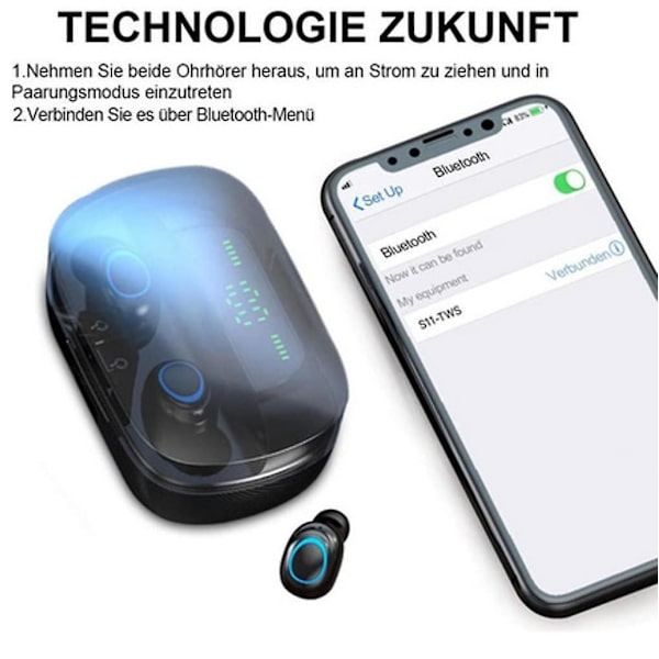 Bluetooth 5.0 Sports Wireless In-ear Headset Bluetooth Headset 120h