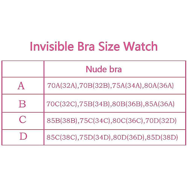 2 Pack Self Adhesive Invisible Bra Push Up Backless Bras Mango Cup Skin Color C