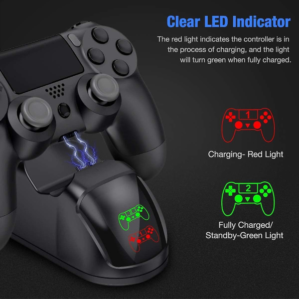 Ps4 Controller Charger For Ps4 / Ps4 Slim / Ps4 Pro