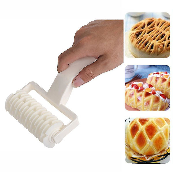 baking Mold Pastry Lattice Roller Plastic Cutter Bakery Tool M